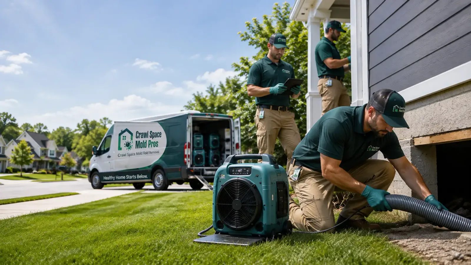 Crawl Space Mold Removal in Troy, TX